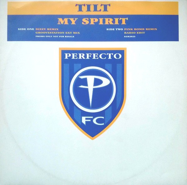 Tilt - My spirit (Groovestation Extended mix / Dizzy Remix / Pink Bomb Remix / Radio Edit) Vinyl Promo