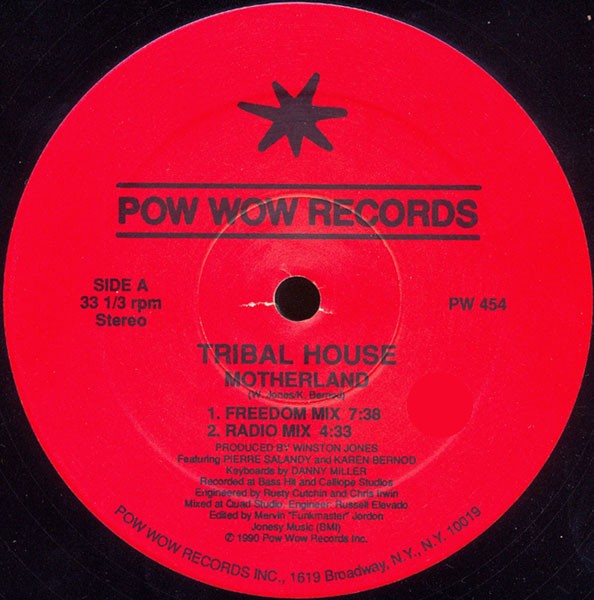 Tribal House - Motherland (Freedom mix / Radio mix / Africa Dub / Instrumental mix) Vinyl 12"