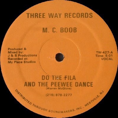 MC Boob - Do the fila and the peewee dance (Vocal mix / Instrumental) Old skool classic (Vinyl Record)