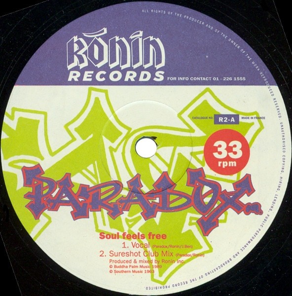 Paradox - Jailbreak (Housetip / Jailbreak beats) / Soul Feels Free (Vocal mix / Sureshot Clubmix)