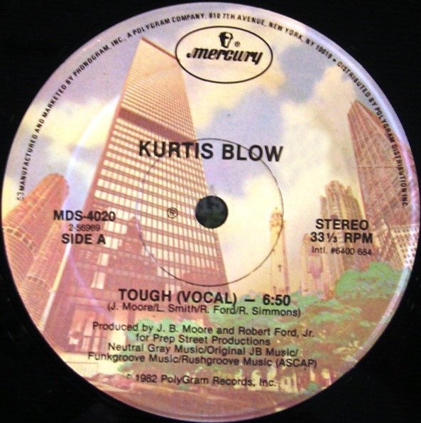 Kurtis Blow - Tough (Vocal Version / Instrumental) Vinyl 12" Record