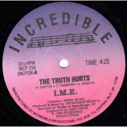 I.M.E - The Truth Hurts / Dont Push It (US 12" Vinyl Record) SEALED